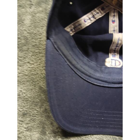 Champion Dad Hat Men Baseball Cap One Size Champion Navy Blue - Picture 8 of 9